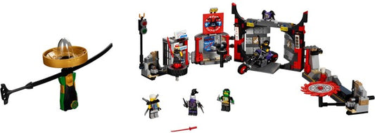 LEGO Het S.O.G. Hoofdkantoor met Lloyd en andere minifiguren 70640 Ninjago (USED)