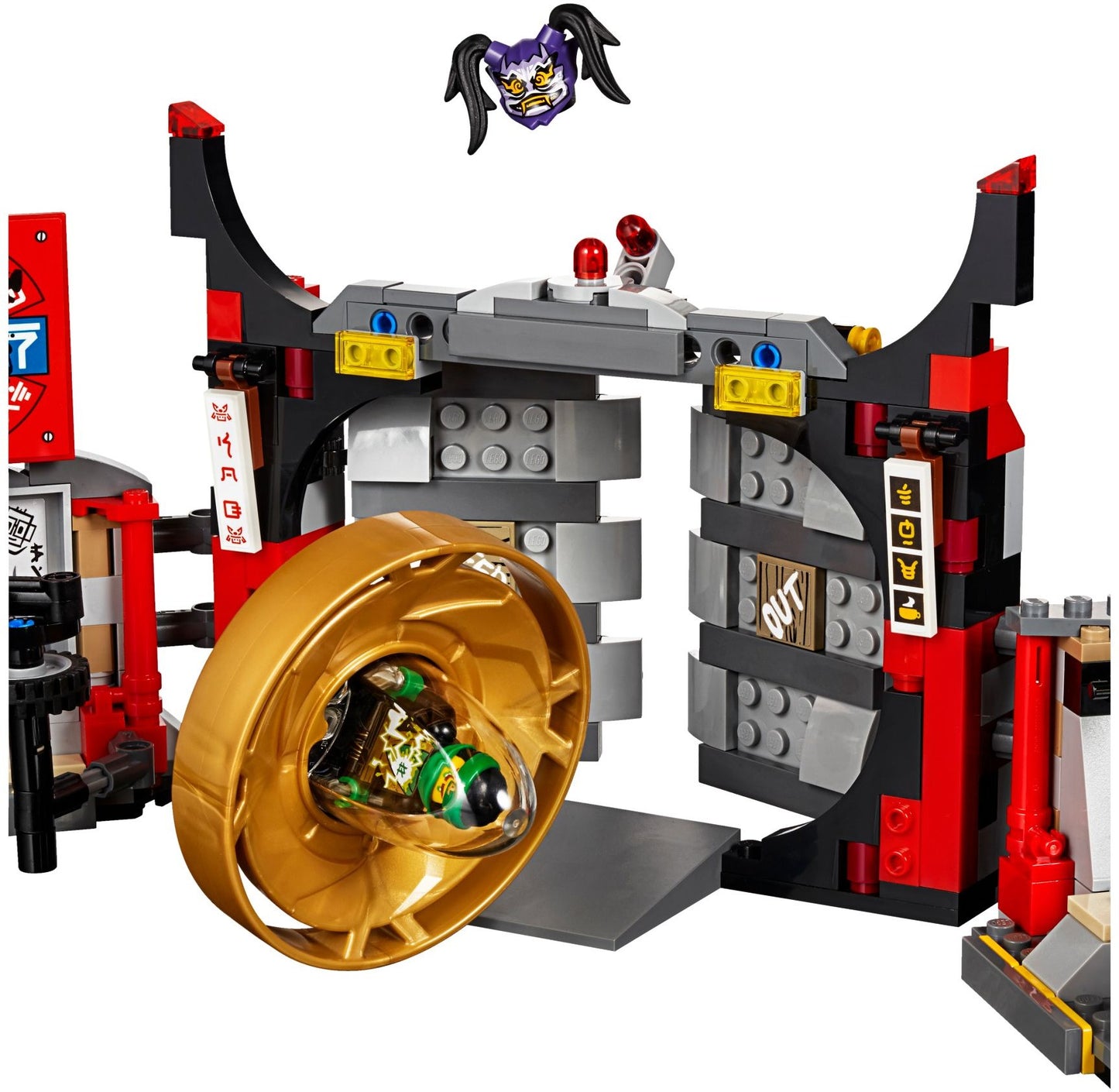 LEGO Das SOG-Hauptquartier mit Lloyd und anderen Minifiguren 70640 Ninjago