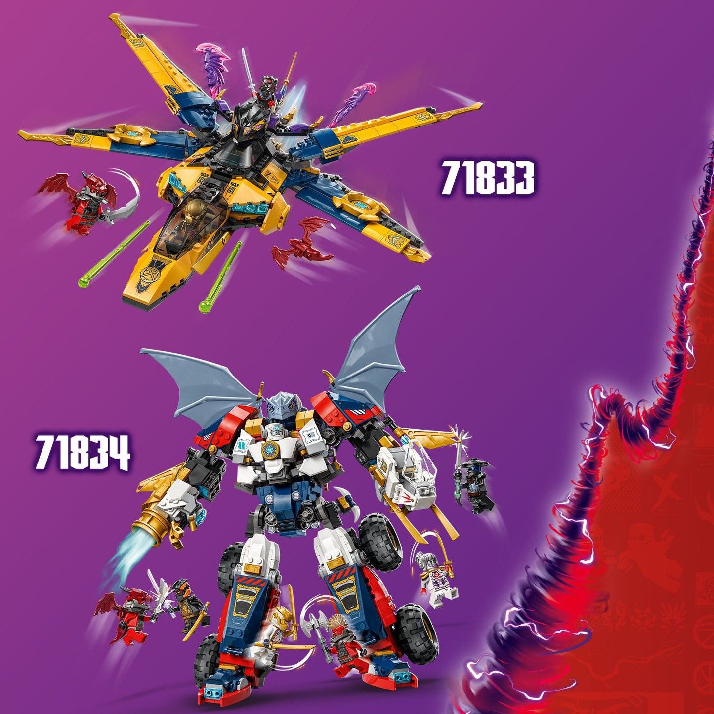 LEGO Ninjago Combideal: 71833 & 71834 (Pre-Order: januari 2025)