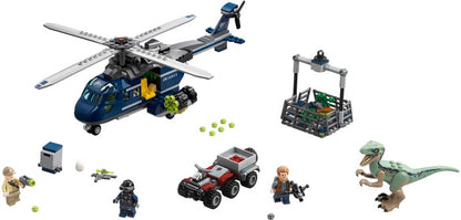 LEGO Helikopter-Verfolgungsjagd mit Owen und dem Velociraptor 75928 Jurassic World