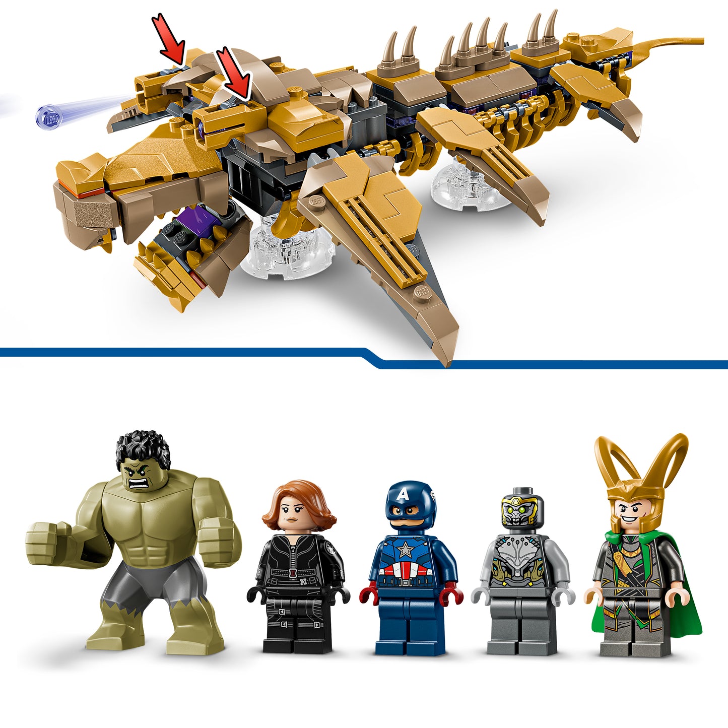 LEGO The Avengers vs. Der Leviathan 76290 Superhelden