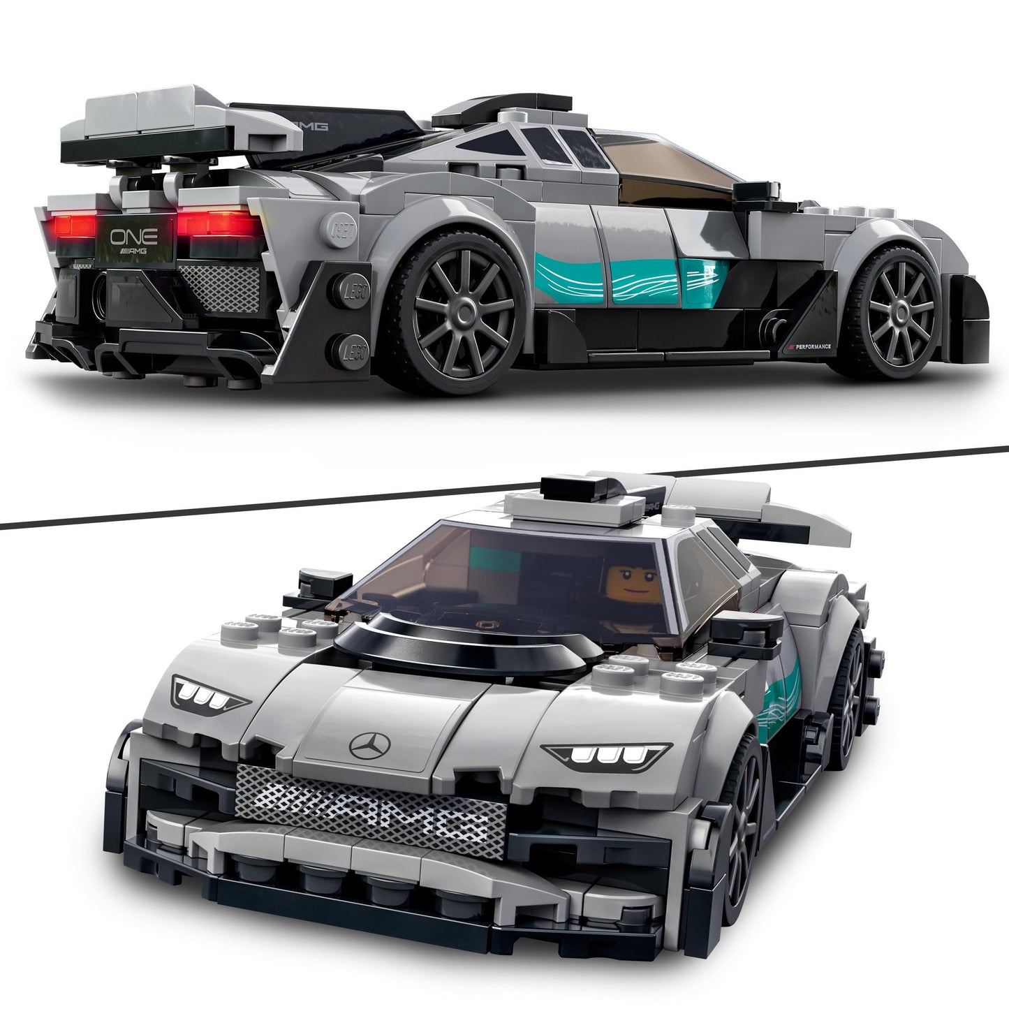 LEGO Mercedes-AMG Formel 1 W12 E Performance &amp; Mercedes-AMG Project One 76909 