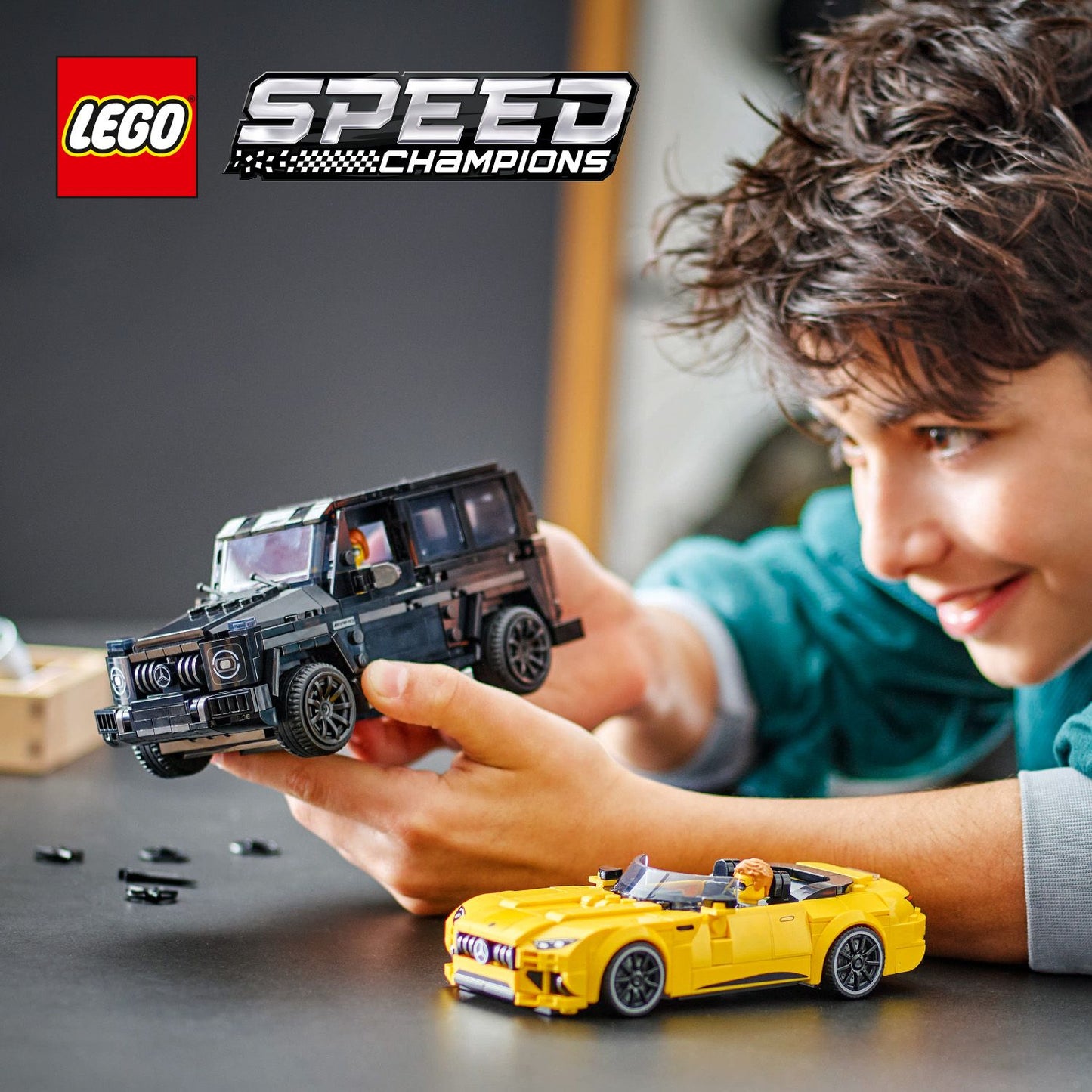 LEGO Mercedes-AMG GT Roadster 2024 &amp; AMG G 63 76924 Speedchampions