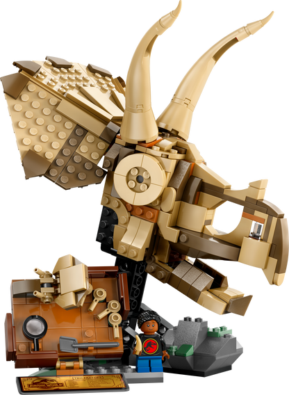 LEGO 76969 Jurassic Park Triceratops schedel