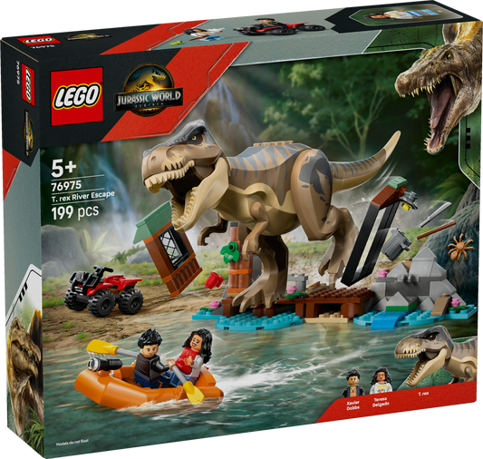 LEGO T. rex river escape 76975 Jurassic World