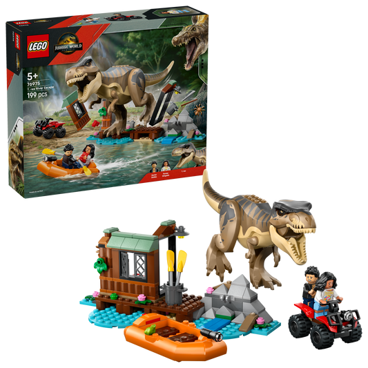 LEGO T. rex river escape 76975 Jurassic World