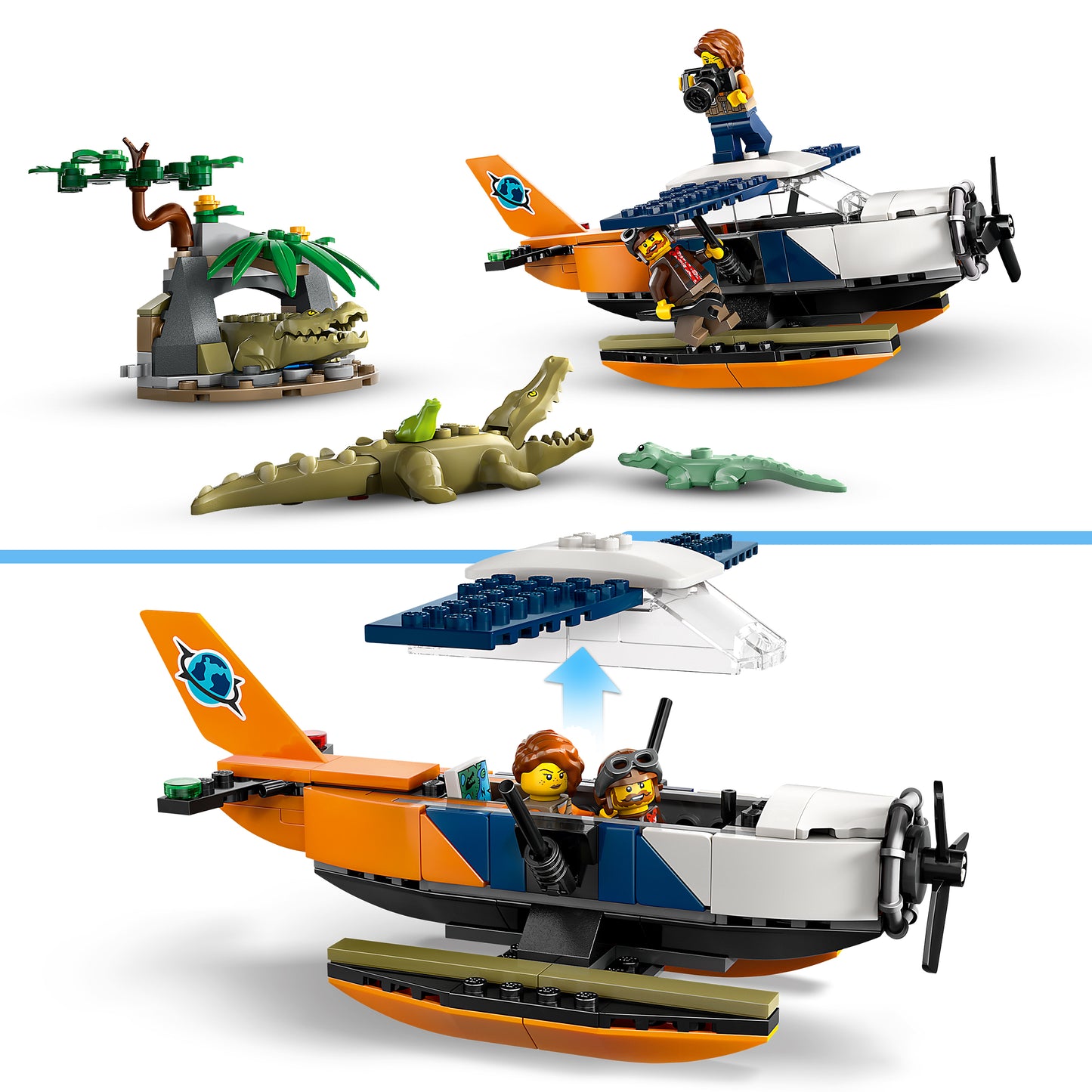 LEGO Jungleonderzoekers: watervliegtuig 60425 City