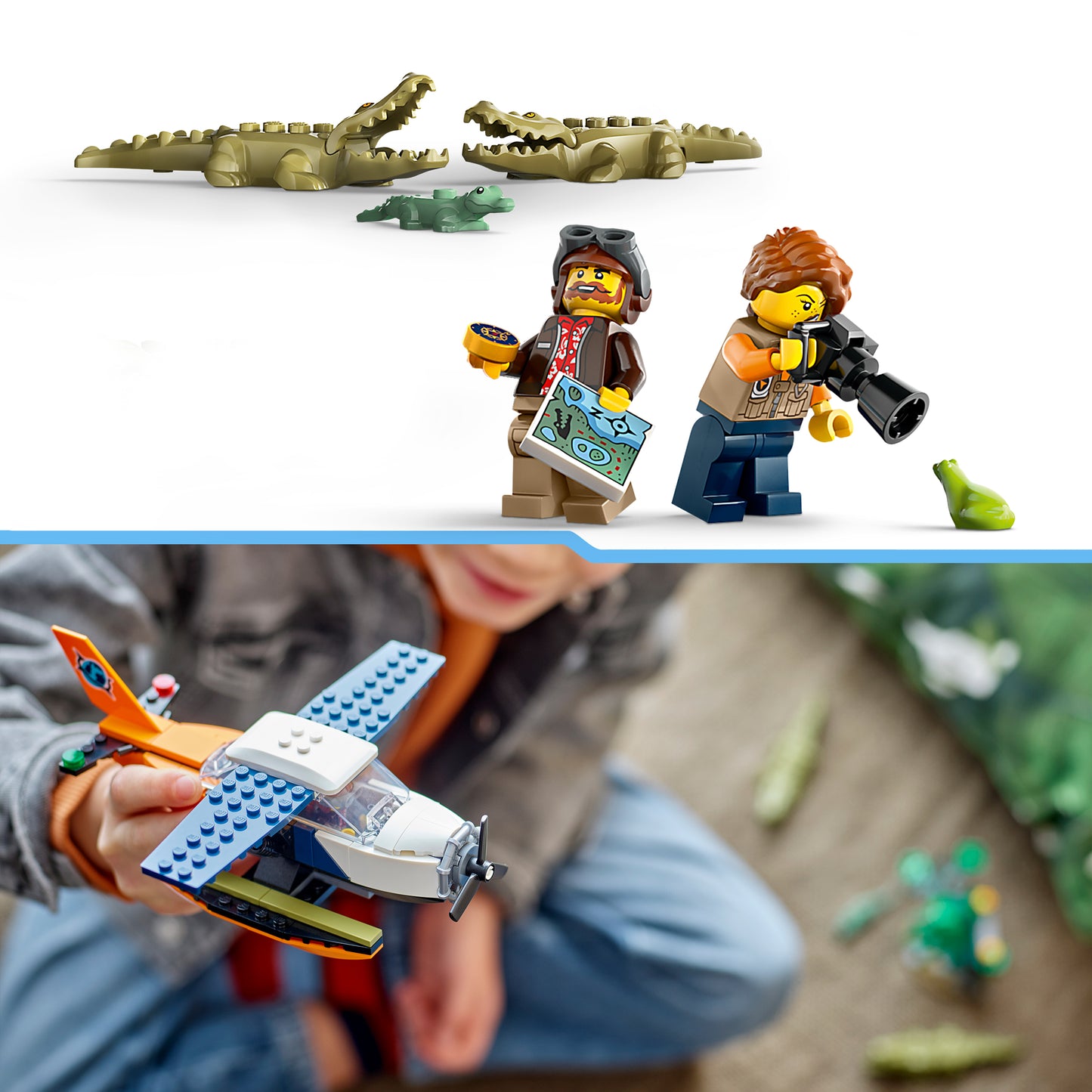 LEGO Jungleonderzoekers: watervliegtuig 60425 City