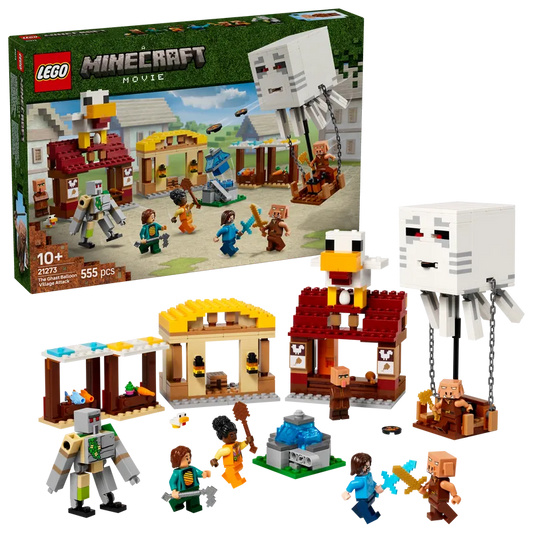 LEGO The Ghast Balloon Village Attack 21273 Minecraft