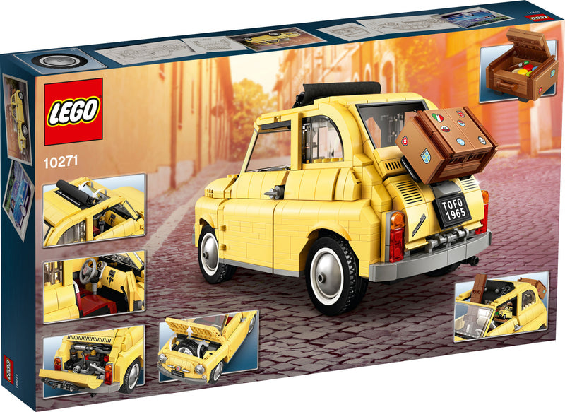 LEGO Fiat 500 geel 10271 Creator Expert