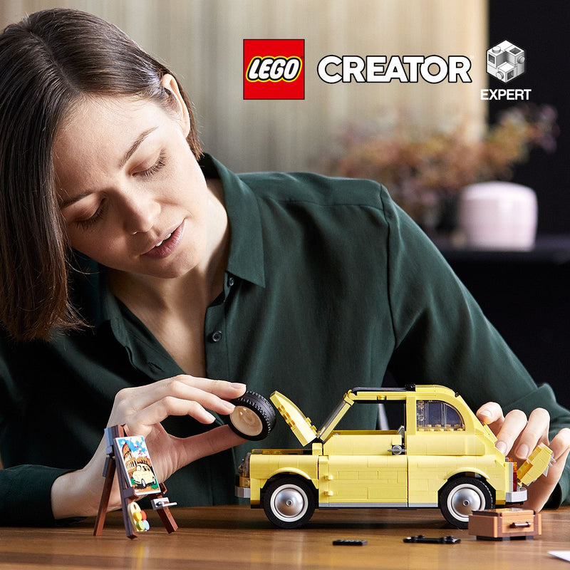 LEGO Fiat 500 geel 10271 Creator Expert