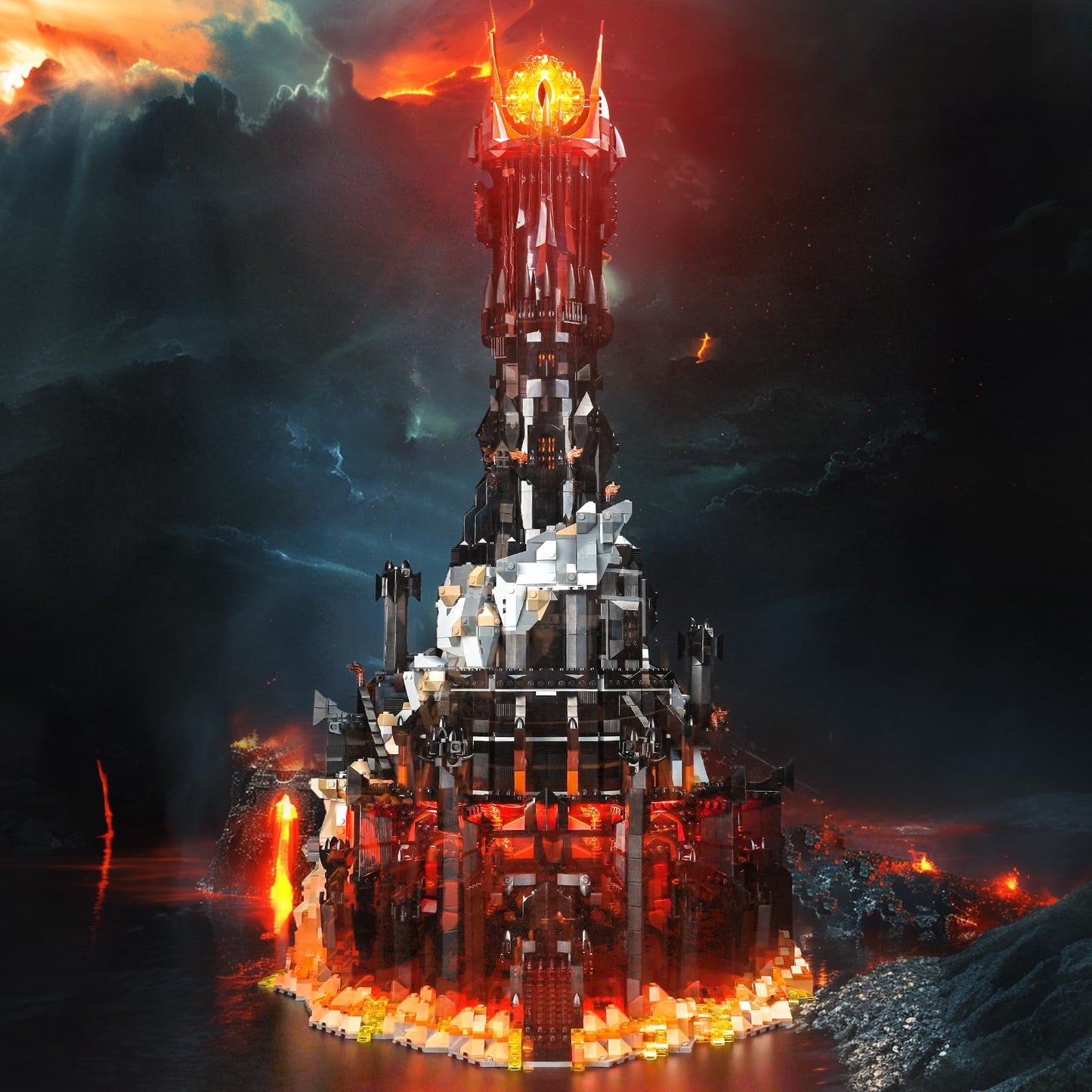 LEGO Der Herr der Ringe: Barad-dûr™ 10333 Beleuchtungsset „Herr der Ringe“.