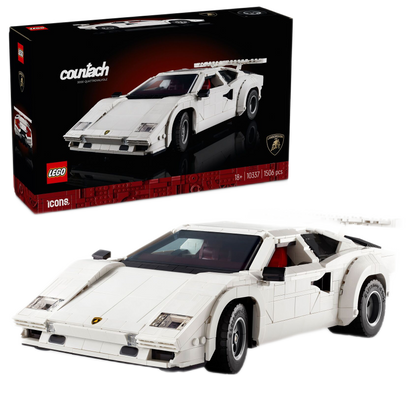 LEGO Lamborghini Countach 5000 Quattrovalvole (weiß) 10337 Icons