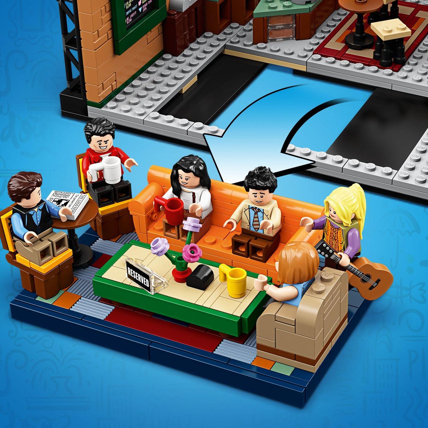 LEGO Friends Central Perk, das Café aus der Friends 21319 Ideas-Reihe