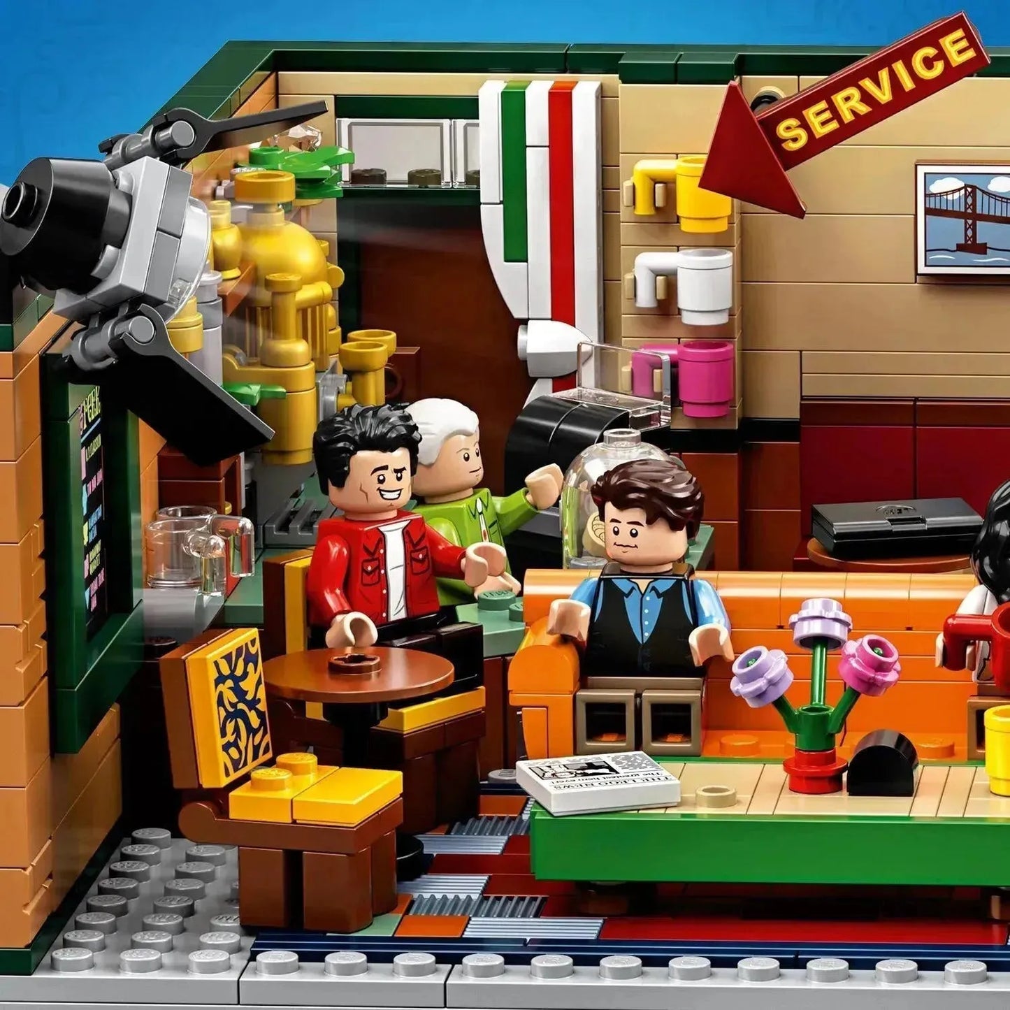 LEGO Friends Central Perk, the cafe from the Friends 21319 Ideas series