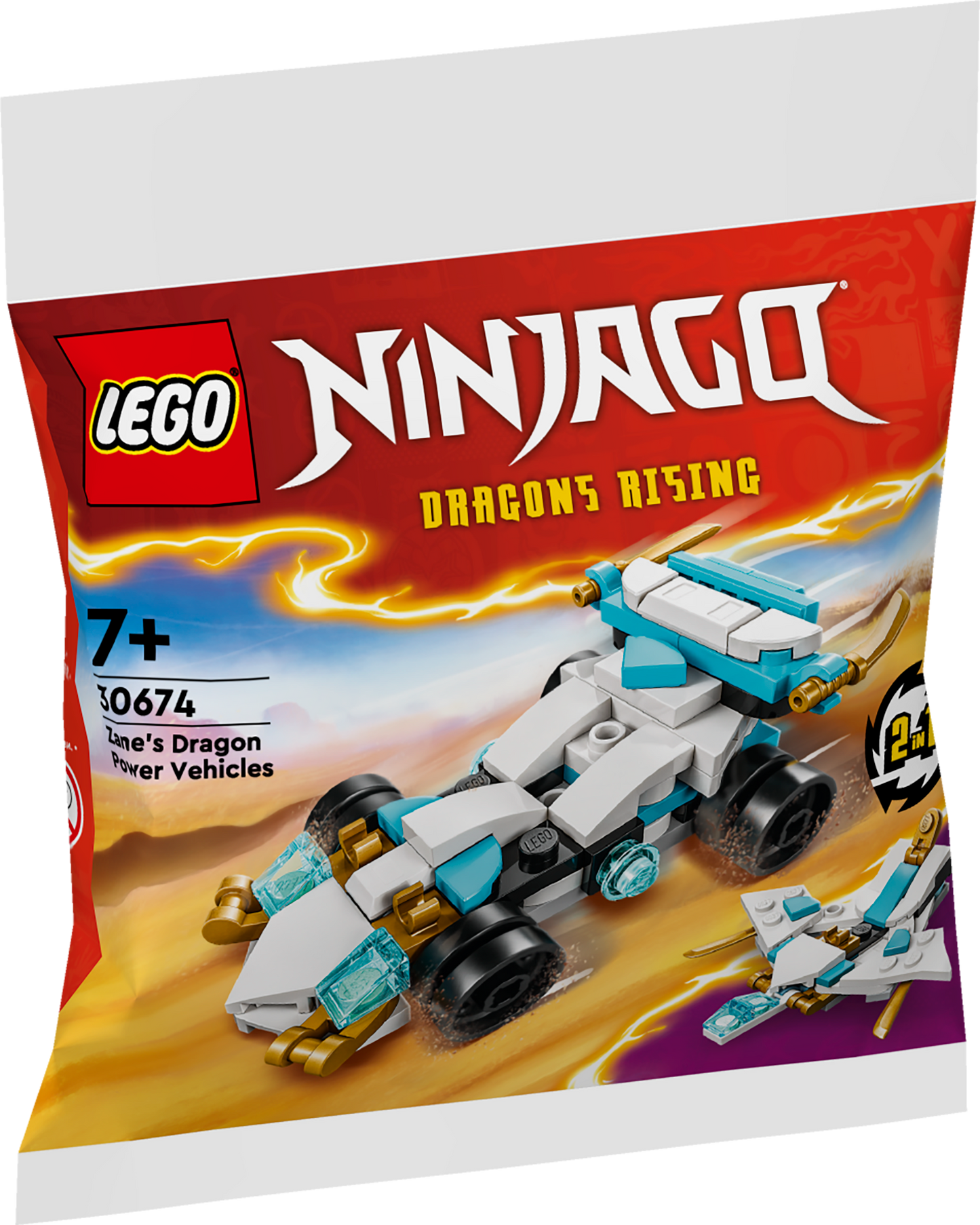 LEGO Zane's drakenkrachtvoertuigen 30674 Ninjago