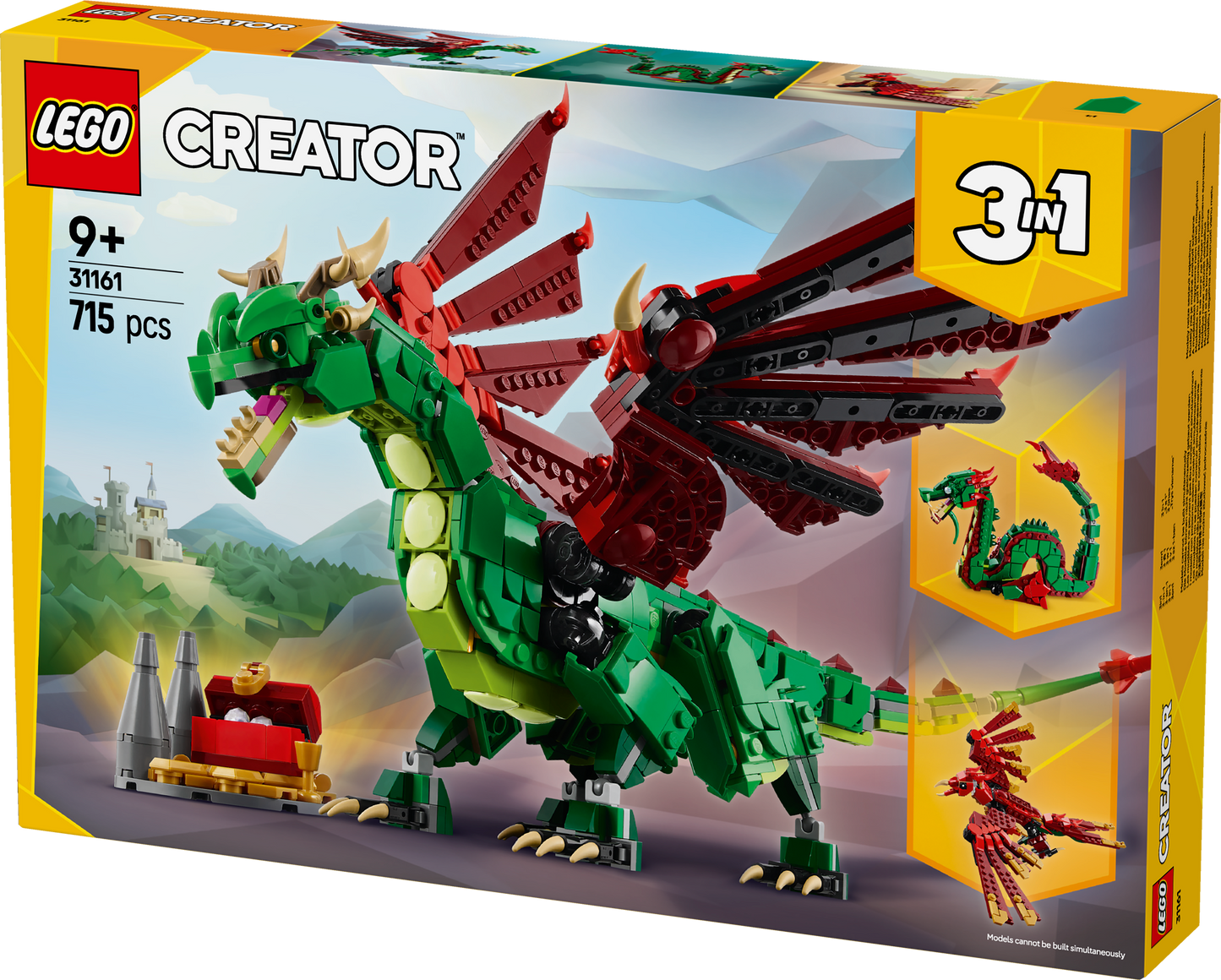 LEGO Mittelalterlicher Drache 31161 Creator 3-in-1