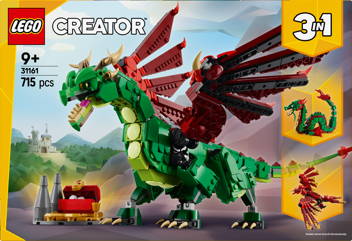 LEGO Medieval Dragon 31161 Creator 3-in-1 (Pre-Order: January 2025)