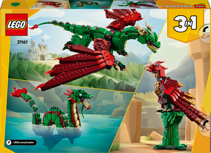 LEGO Mittelalterlicher Drache 31161 Creator 3-in-1