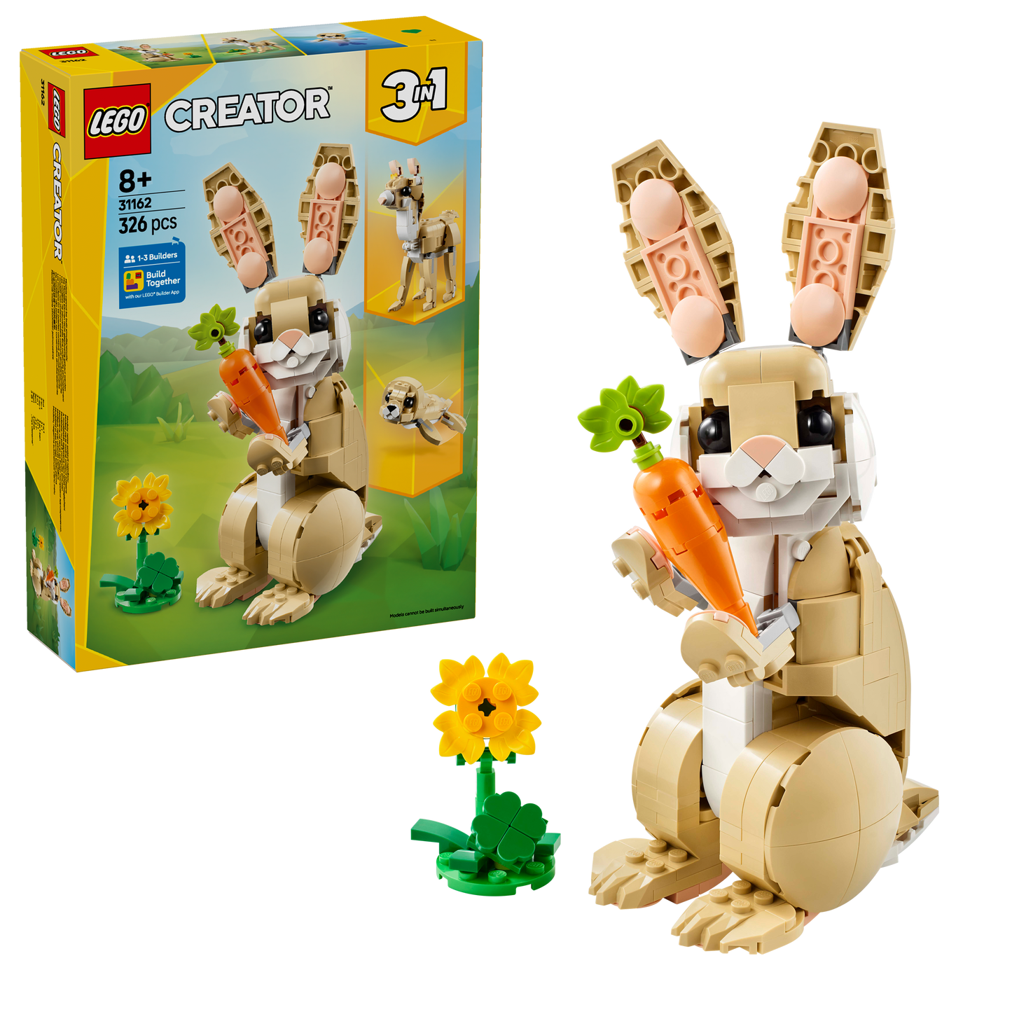 LEGO Cute Bunny 31162 Creator 3-in-1