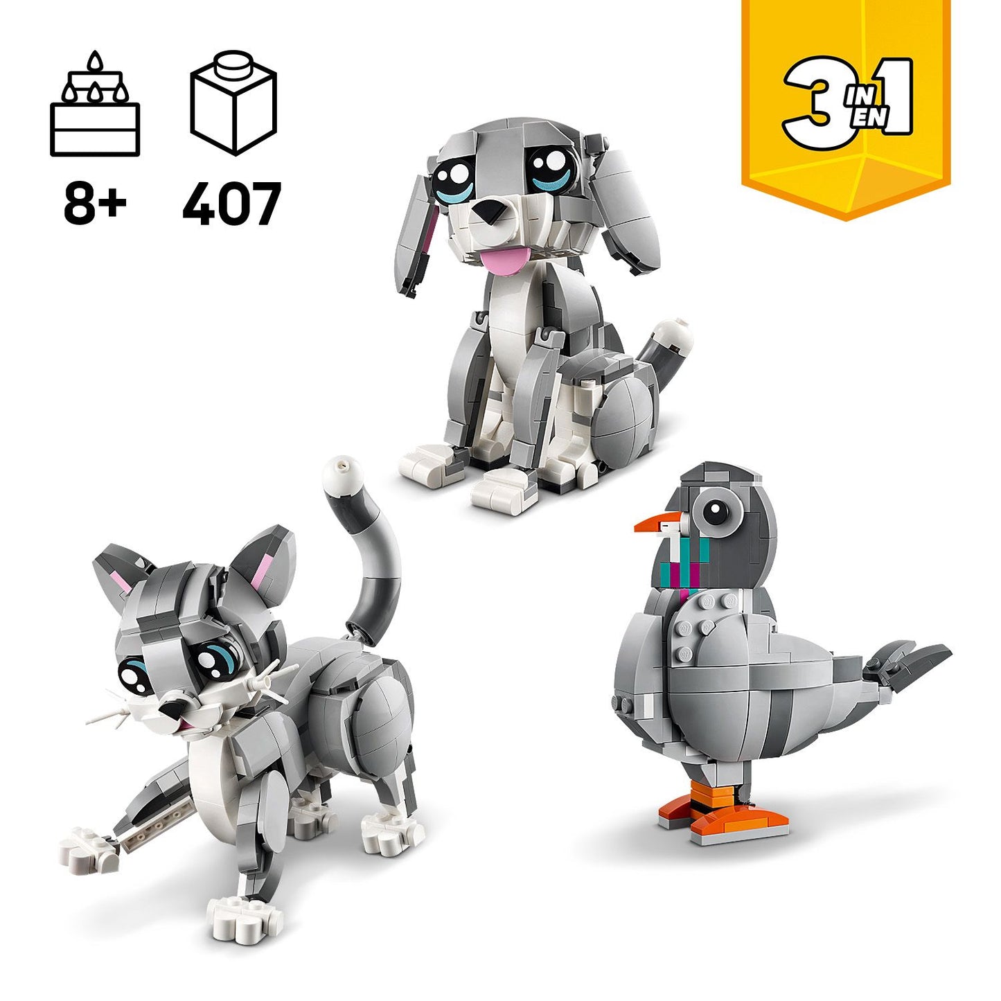 LEGO Playful Cat 31163 Creator 3-in-1 (Pre-Order: January 2025)