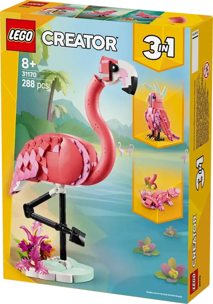 LEGO Wilde dieren Roze Flamingo 31170 Creator