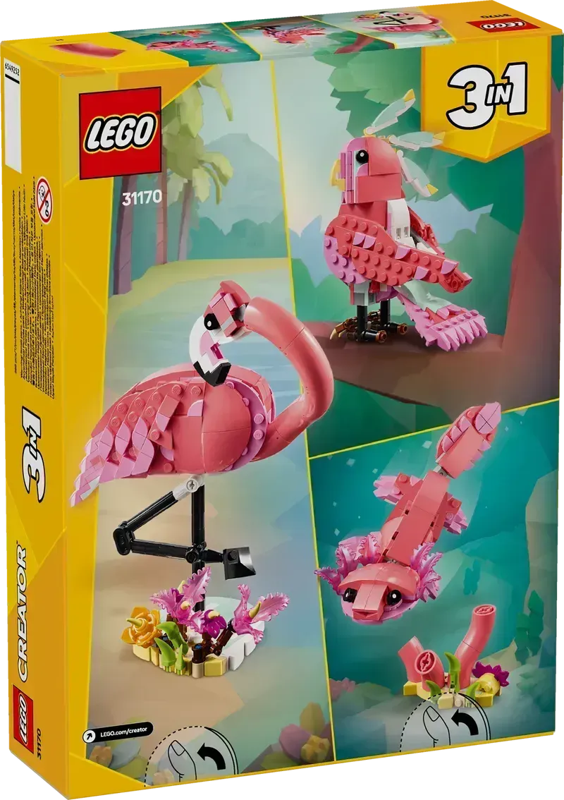 LEGO Wild Animals Pink Flamingo 31170 Creator (Pre-Order: March 2025)