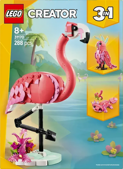 LEGO Wilde dieren Roze Flamingo 31170 Creator