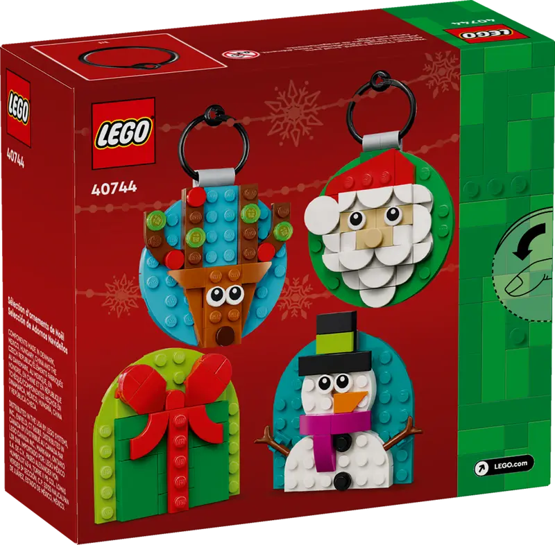 LEGO 40744 Schattige kerstversieringen: Breng de feestvreugde naar je kerstboom!