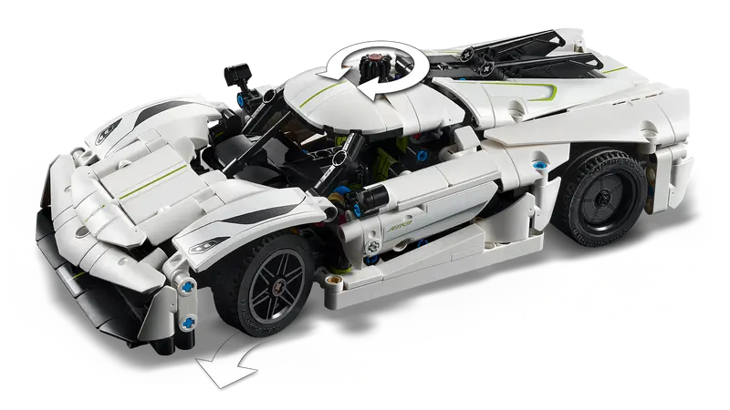 LEGO Koenigsegg Jesko Absolut Hypercar (white) 42184 Technic