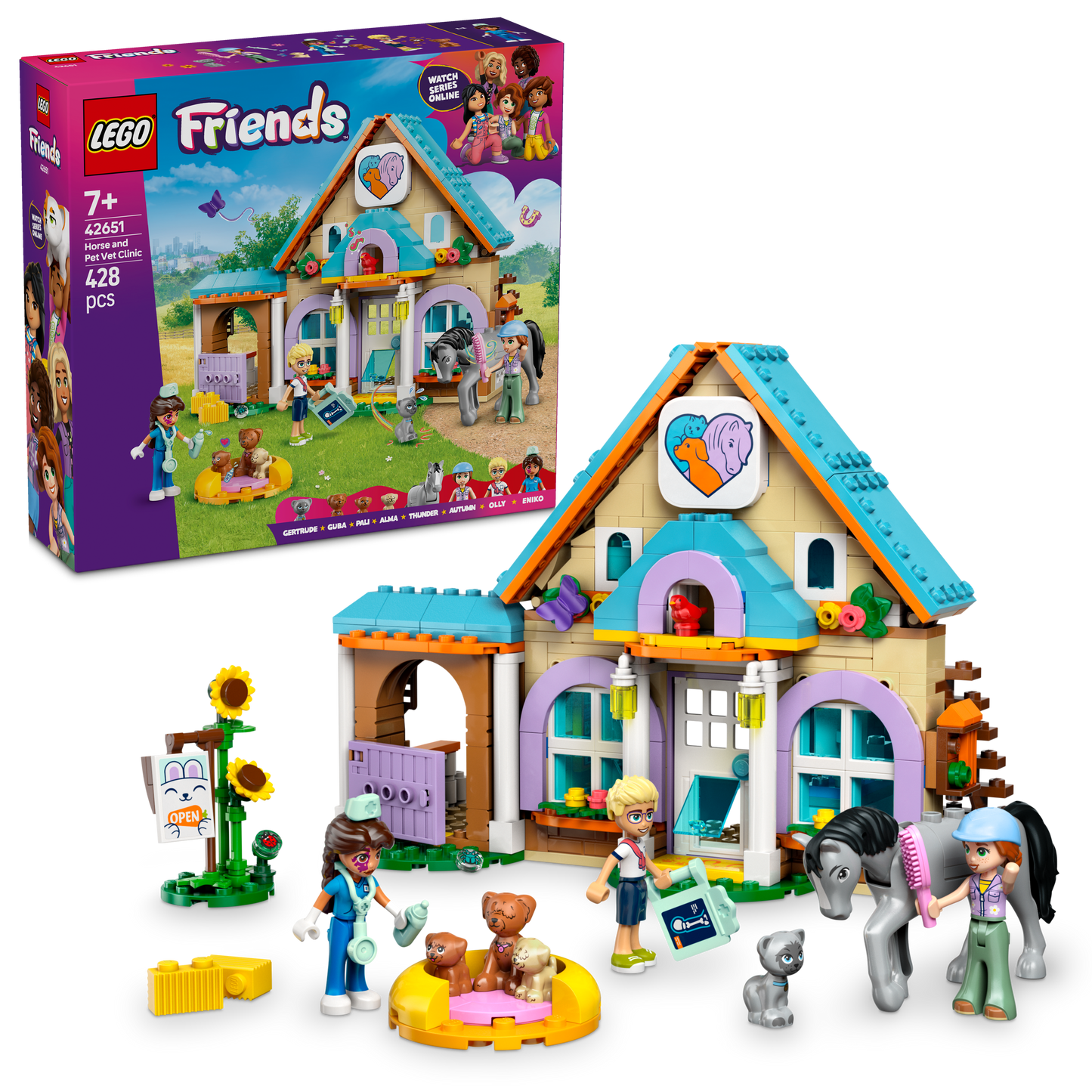 LEGO Paarden en dierenkliniek 42651 Friends (Pre-Order: 1 januari)