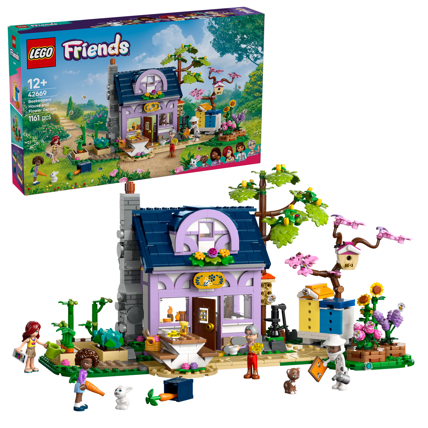 LEGO Bienenhaus und Blumen 42669 Friends