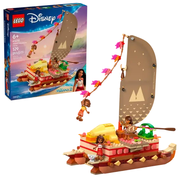 LEGO Vaianas Abenteuerkanu 43270 Disney