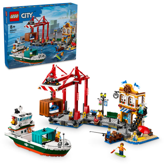 LEGO Harbor with freighter 60422 City