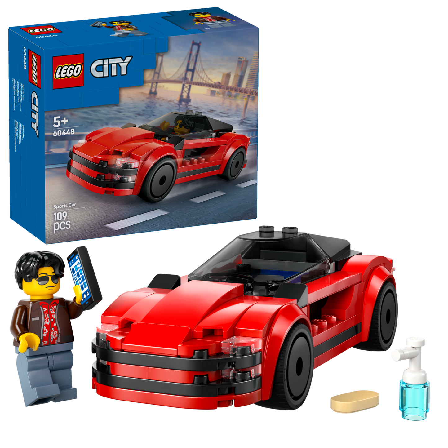 LEGO Red Sports Car 60448 City (Pre-Order: January 2025)