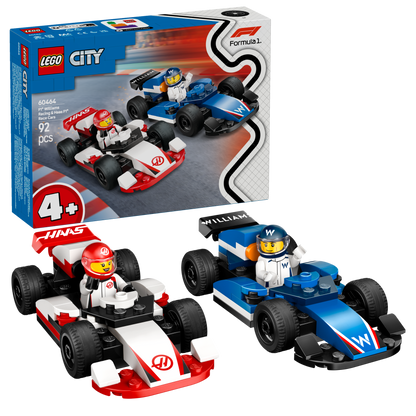 LEGO F1 Williams Racing &amp; Haas Formel 1 Autos 60464 City