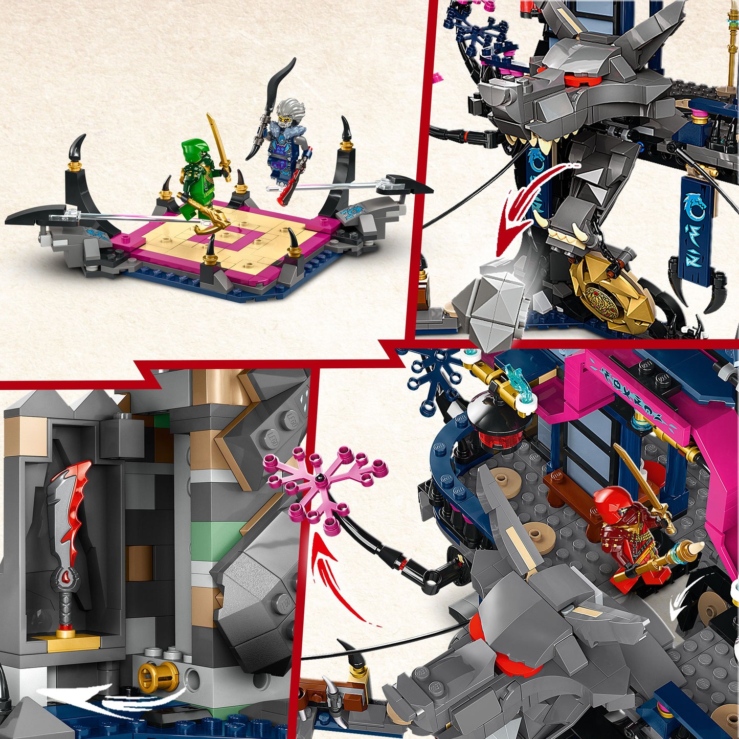 LEGO Wolfsmaske Schatten-Dojo 71813 Ninjago