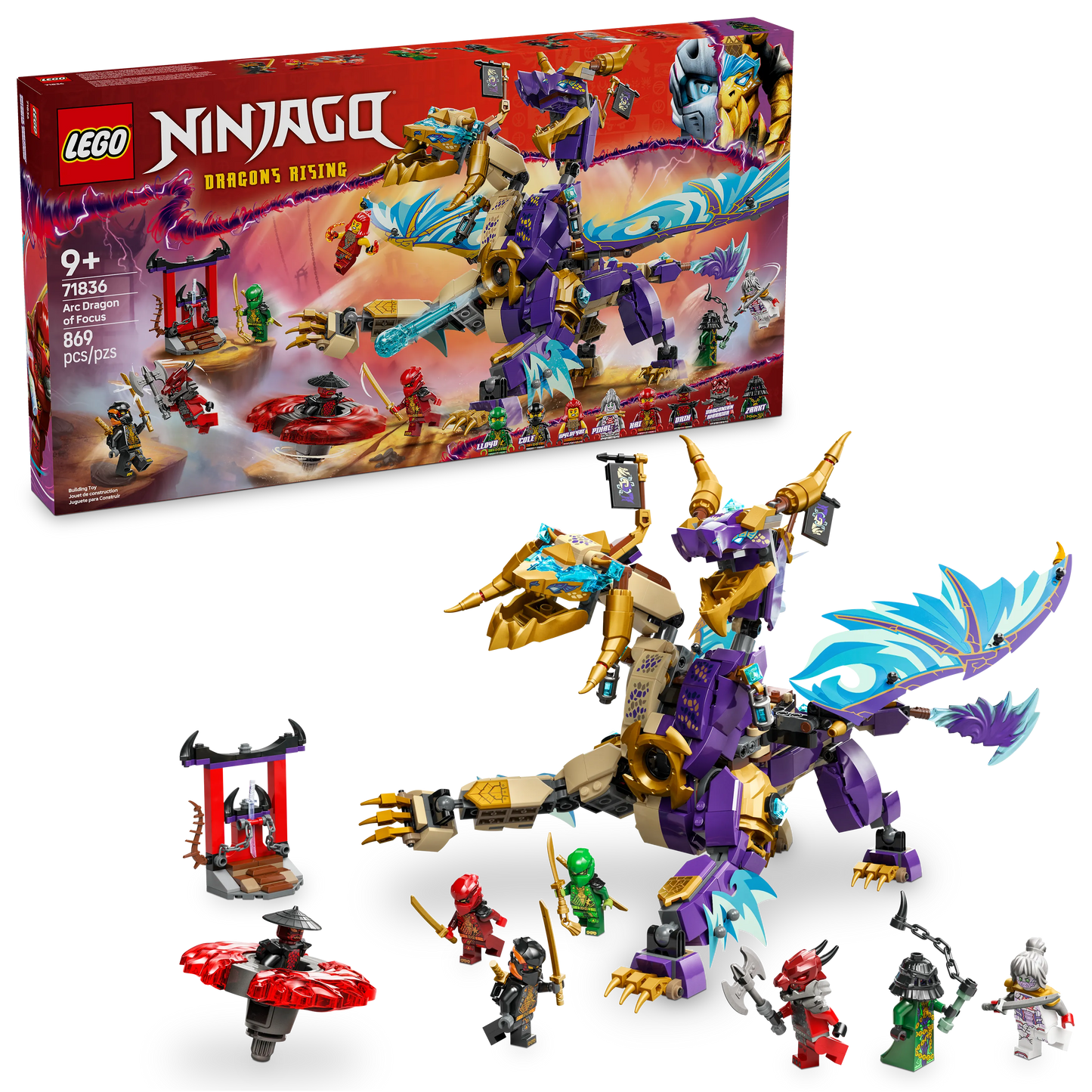 LEGO Boogdraak van Concentratie 71836 Ninjago