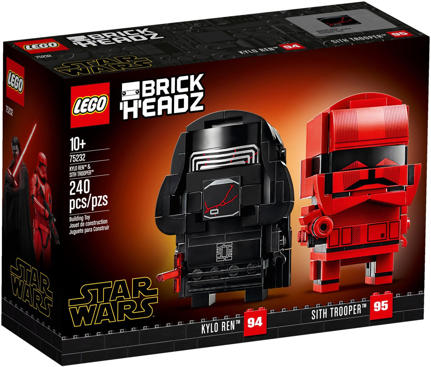 LEGO Kylo Ren &amp; Sith Trooper 75232 BrickHeadz