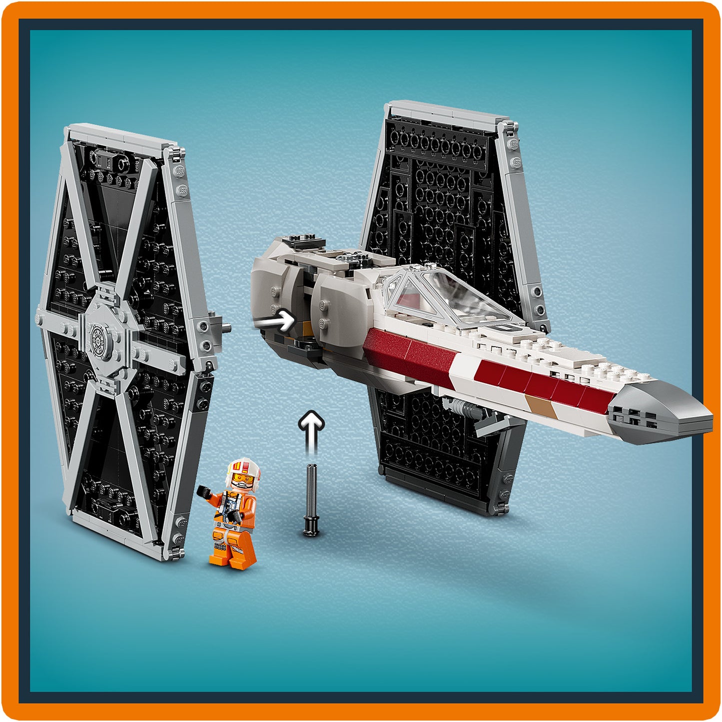 LEGO TIE Fighter en X-wing combi 75393 StarWars