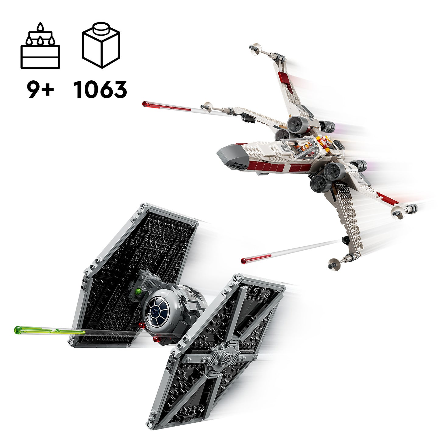 LEGO TIE Fighter en X-wing combi 75393 StarWars