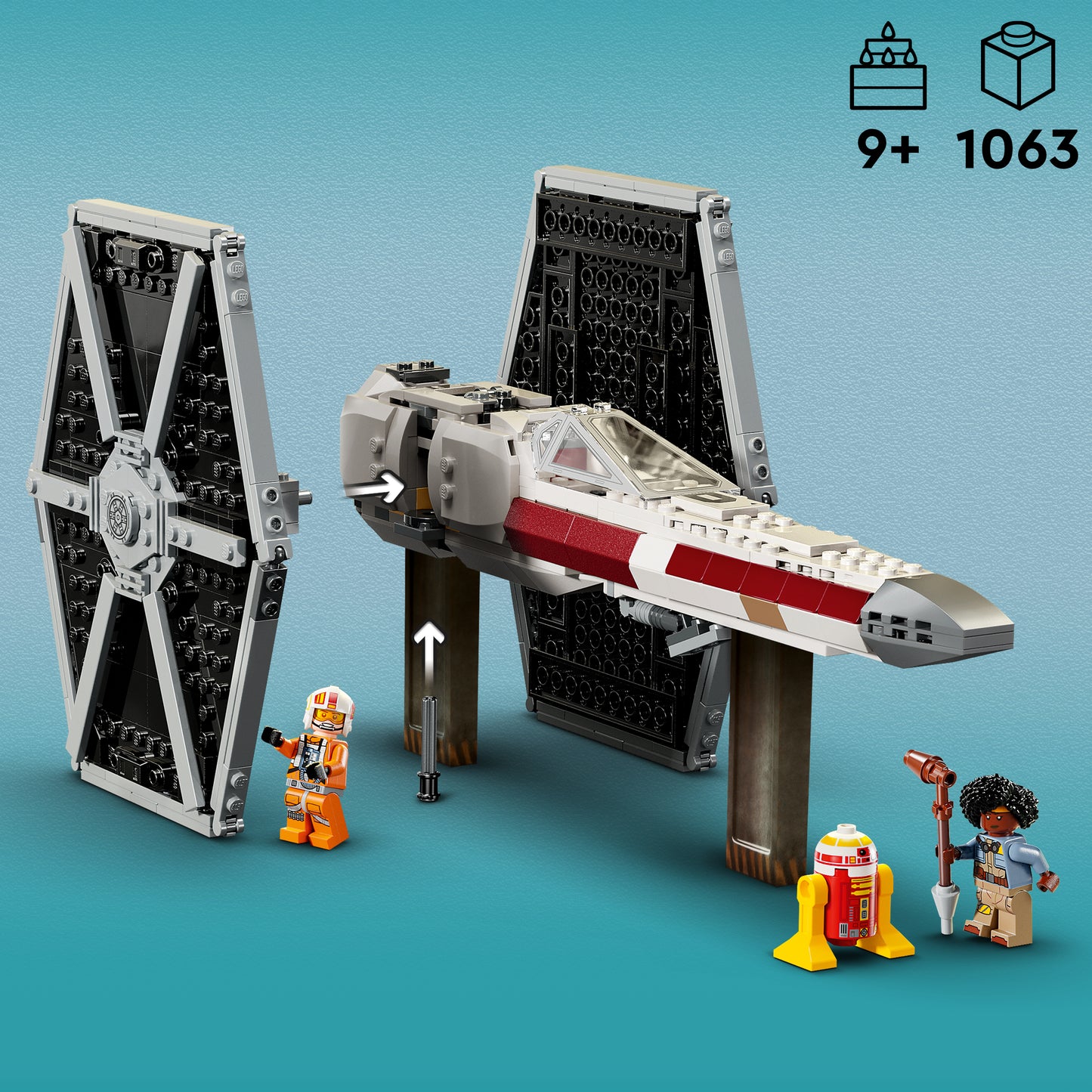 LEGO TIE Fighter en X-wing Mash Up 75393 StarWars