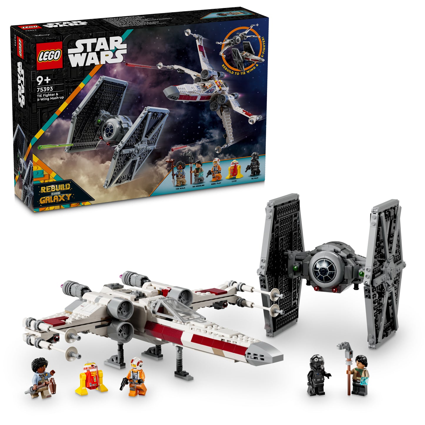 LEGO TIE Fighter and X-wing combination 75393 Star Wars