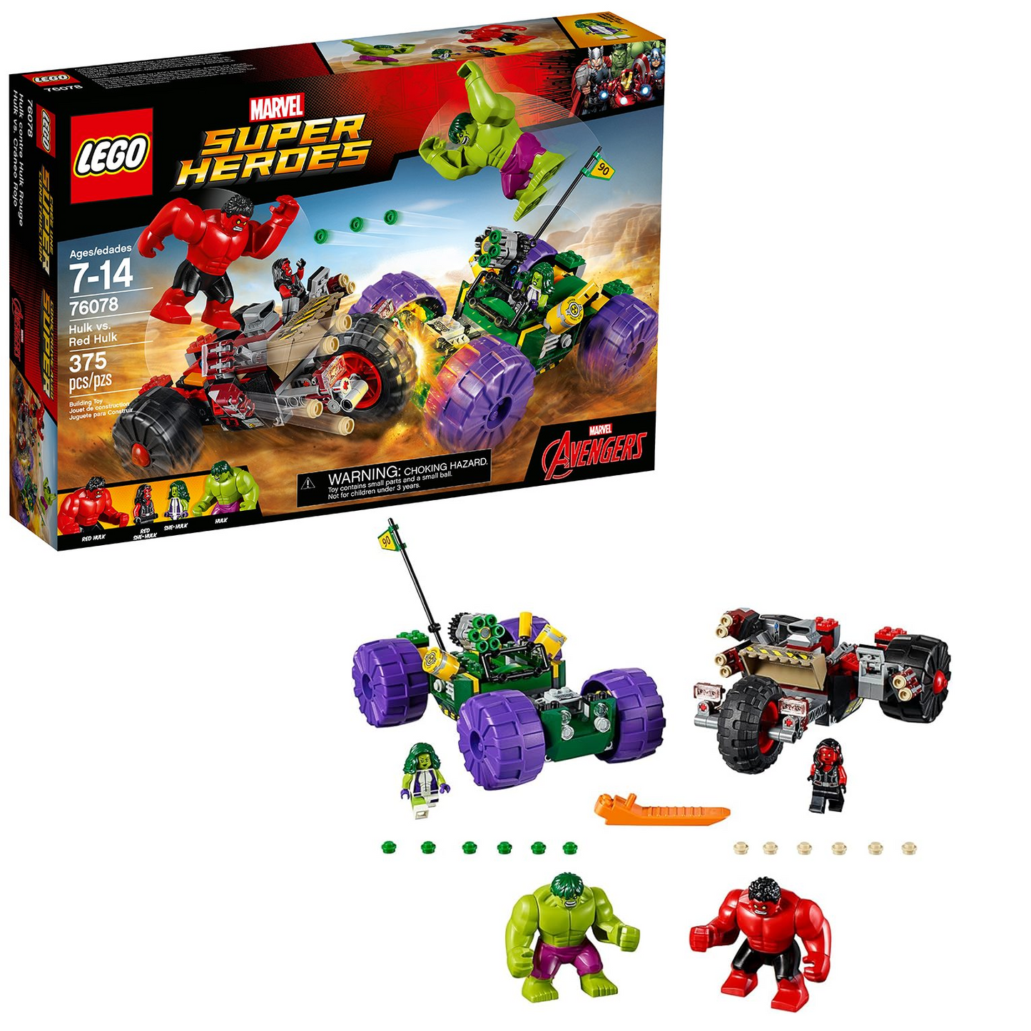 LEGO Hulk vs. Save Hulk 76078 Superheroes