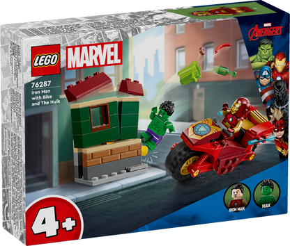 LEGO Iron Man met motor en de Hulk 76287 Superheroes