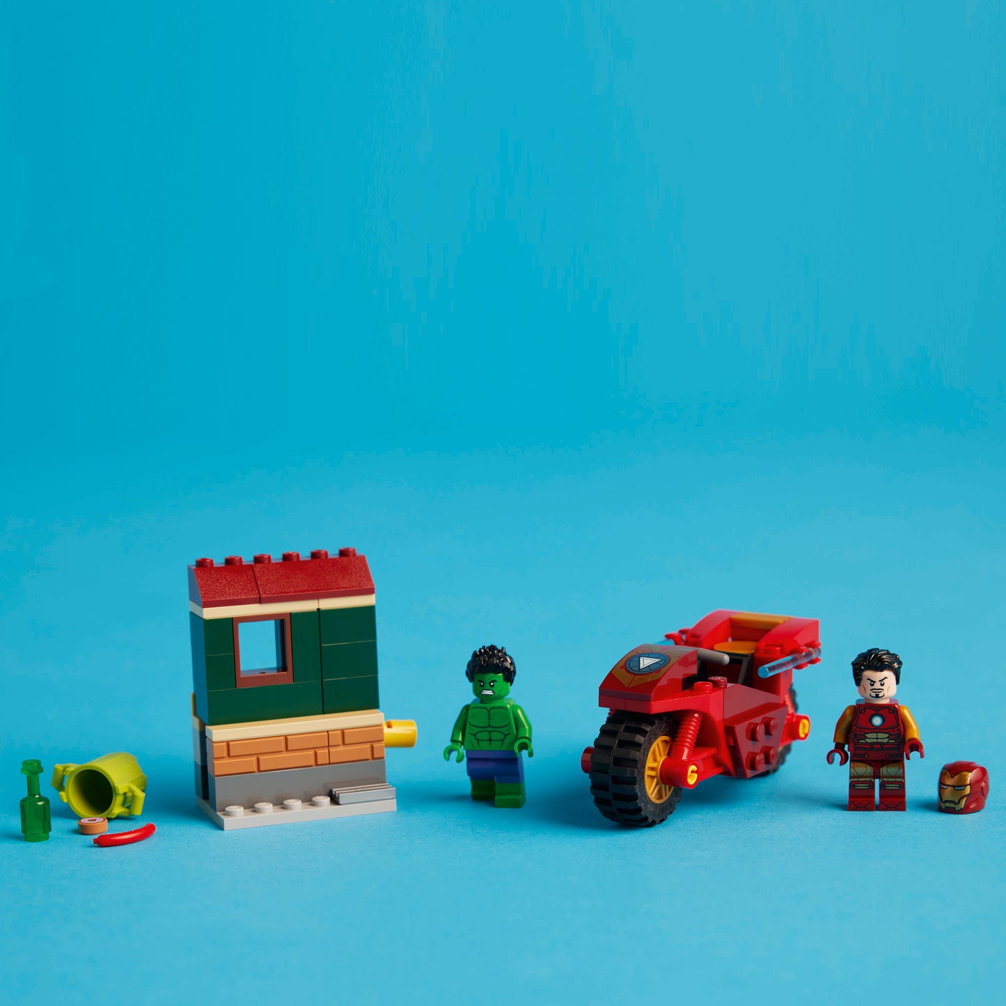 LEGO Iron Man with Bike and The Hulk 76287 Superheroes