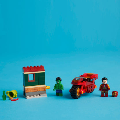 LEGO Iron Man with Bike and The Hulk 76287 Superheroes