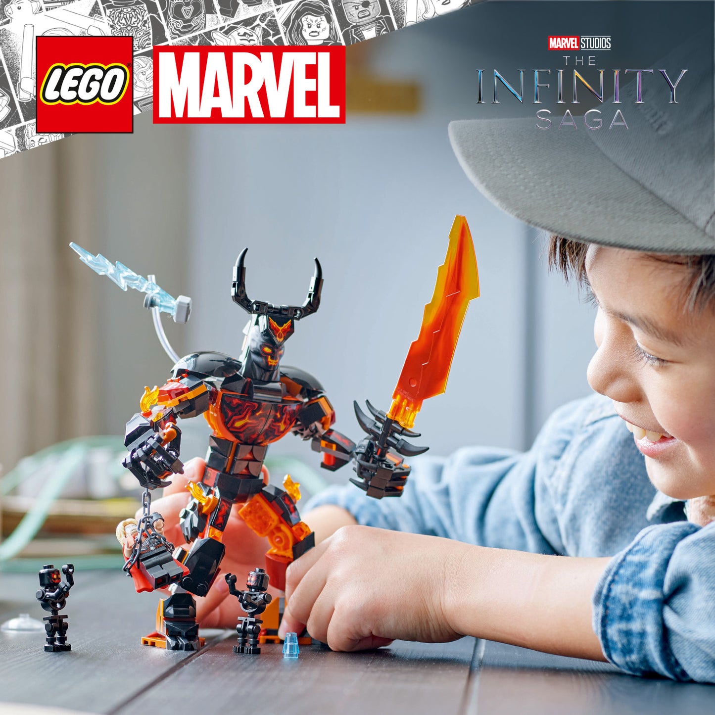 LEGO Thor vs. Surtur bouwfiguur 76289 Superheroes