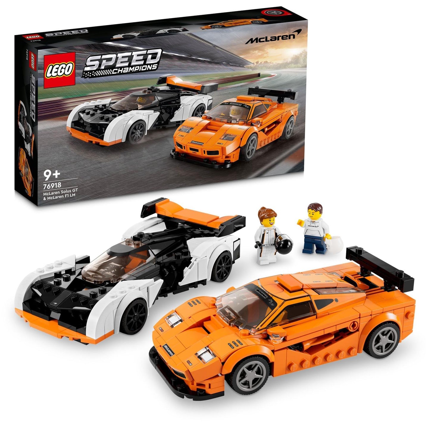 LEGO McLaren Solus GT and McLaren F1 LM 76918 Speedchampions