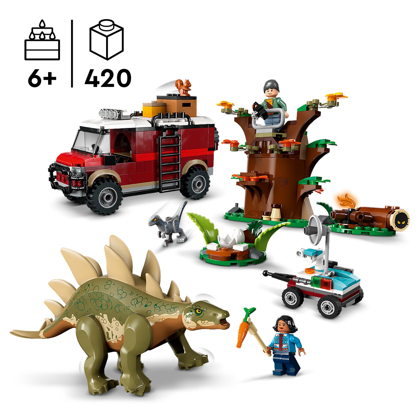 LEGO Dinosaurusmissies: Stegosaurus ontdekking 76965 Jurassic World